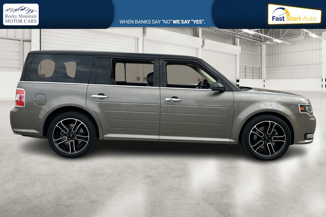 2013 Gray Ford Flex Limited AWD (2FMHK6DT0DB) with an 3.5L V6 DOHC 24V engine, 6-Speed Automatic Overdrive transmission, located at 767 S State Road, Pleasant Grove, UT, 84062, (801) 785-1058, 40.354839, -111.736687 - Photo#1