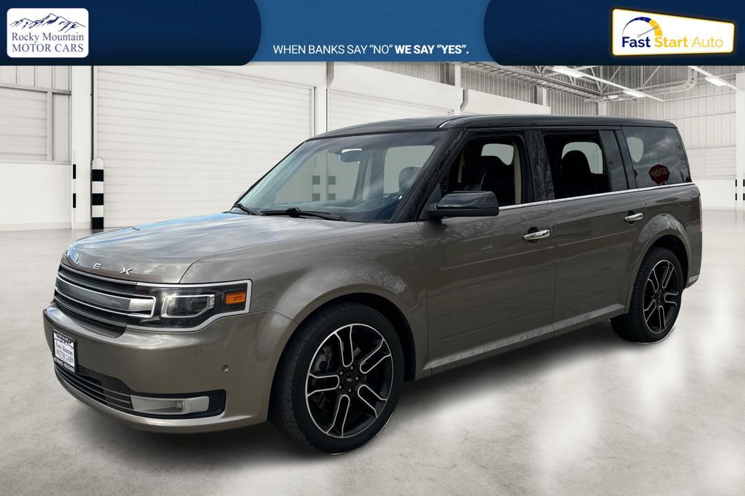 2013 Gray Ford Flex Limited AWD (2FMHK6DT0DB) with an 3.5L V6 DOHC 24V engine, 6-Speed Automatic Overdrive transmission, located at 767 S State Road, Pleasant Grove, UT, 84062, (801) 785-1058, 40.354839, -111.736687 - Photo#8