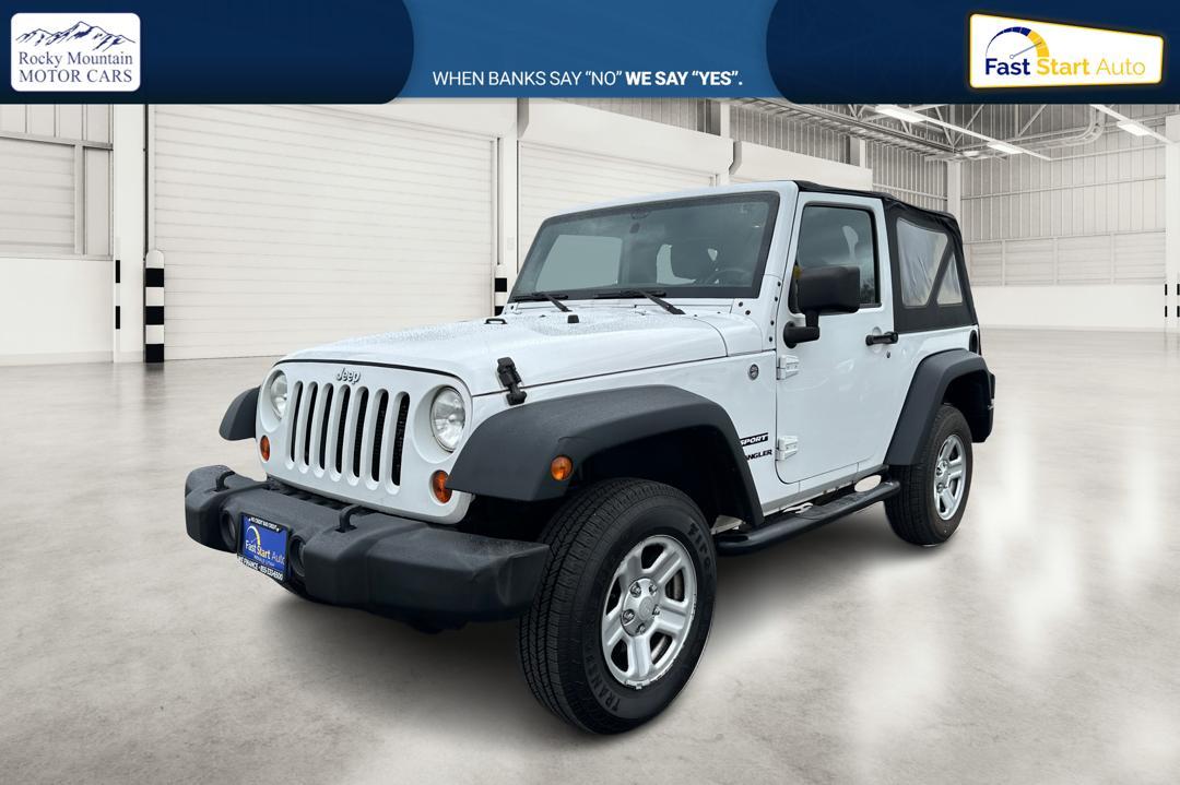 2012 White Jeep Wrangler Sport 4WD (1C4AJWAG0CL) with an 3.6L V6 DOHC 24V FFV engine, Automatic, 5-Spd transmission, located at 7755 State Street, Midvale, UT, 84047, (801) 753-9063, 40.610329, -111.892159 - Photo#8