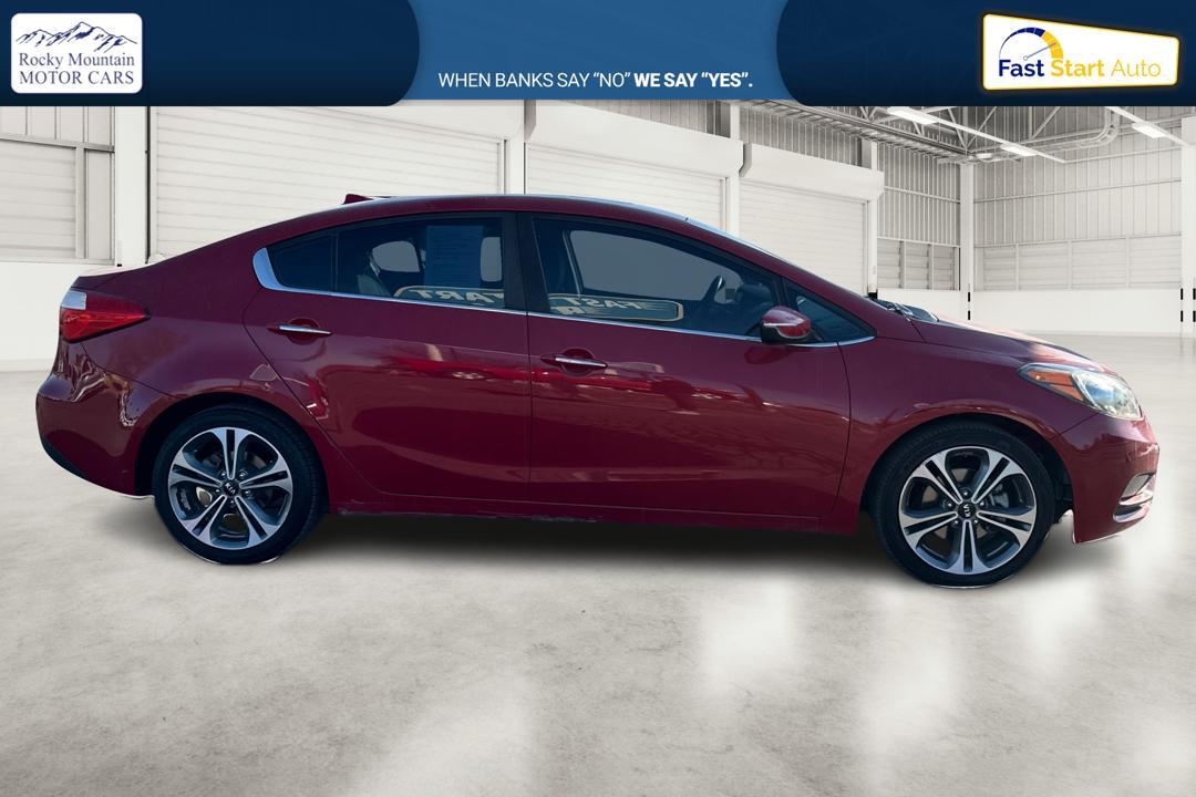 2016 Red Kia Forte EX (KNAFZ4A84G5) with an 2.0L L4 DOHC 16V engine, 6A transmission, located at 7755 State Street, Midvale, UT, 84047, (801) 753-9063, 40.610329, -111.890656 - Photo#1