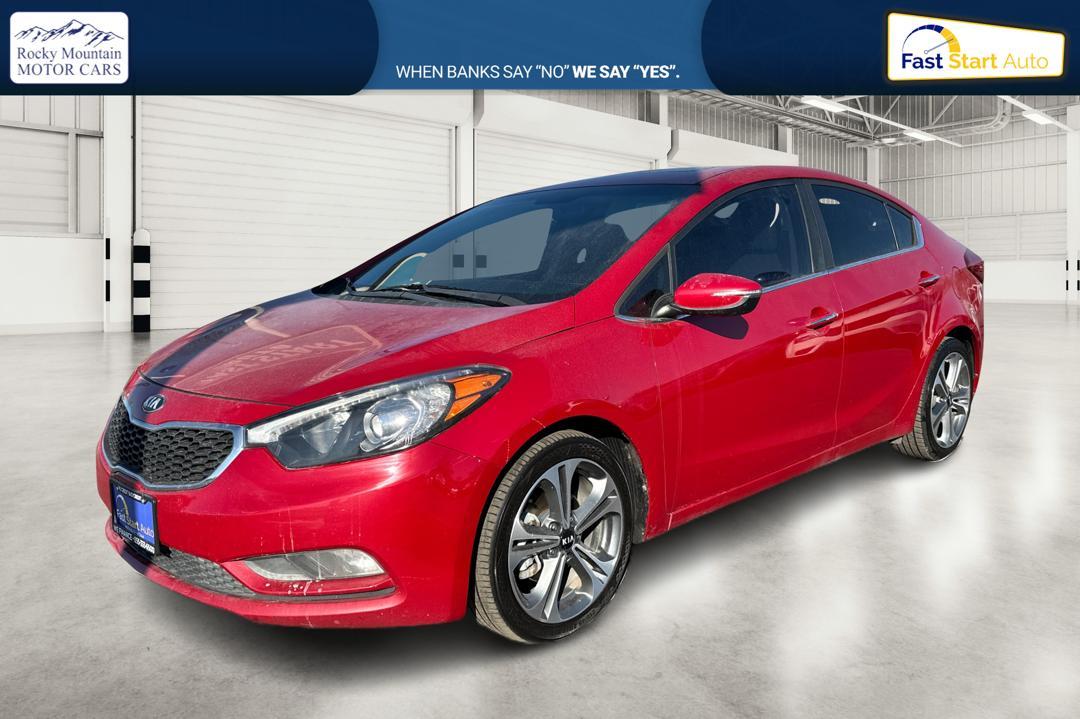 2016 Red Kia Forte EX (KNAFZ4A84G5) with an 2.0L L4 DOHC 16V engine, 6A transmission, located at 7755 State Street, Midvale, UT, 84047, (801) 753-9063, 40.610329, -111.890656 - Photo#8