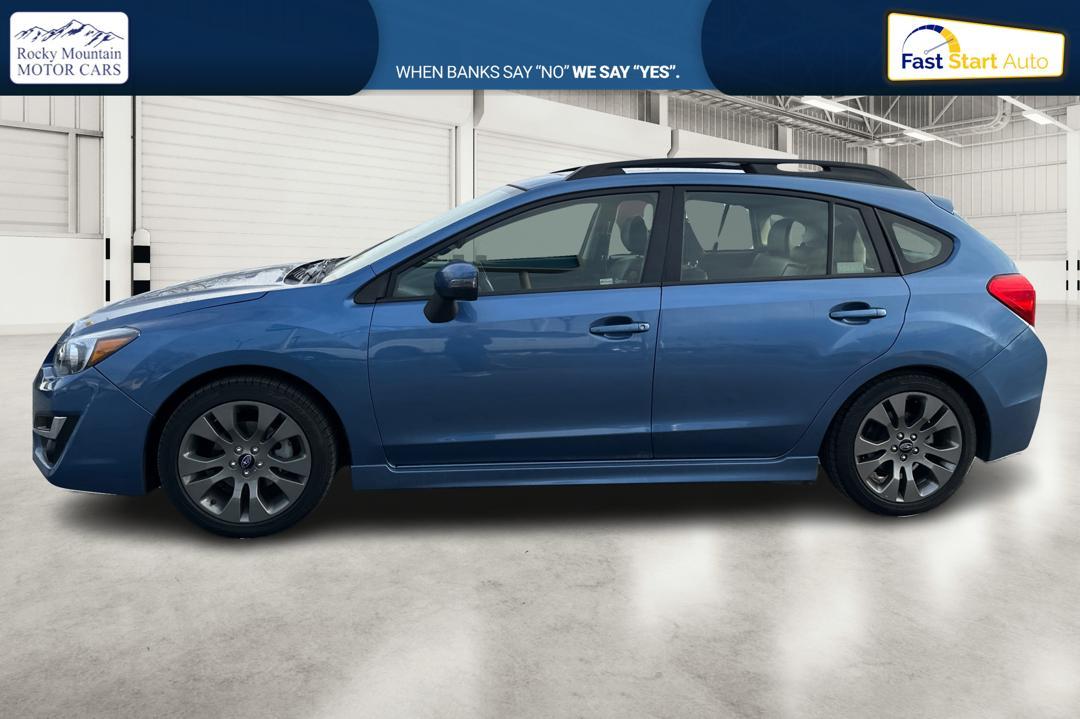 2015 Blue Subaru Impreza 2.0i Sport Limited PZEV 5-Door (JF1GPAW69F8) with an 2.0L H4 DOHC 16V engine, Continuously Variable Transmission transmission, located at 7755 State Street, Midvale, UT, 84047, (801) 753-9063, 40.610329, -111.892159 - Photo#6