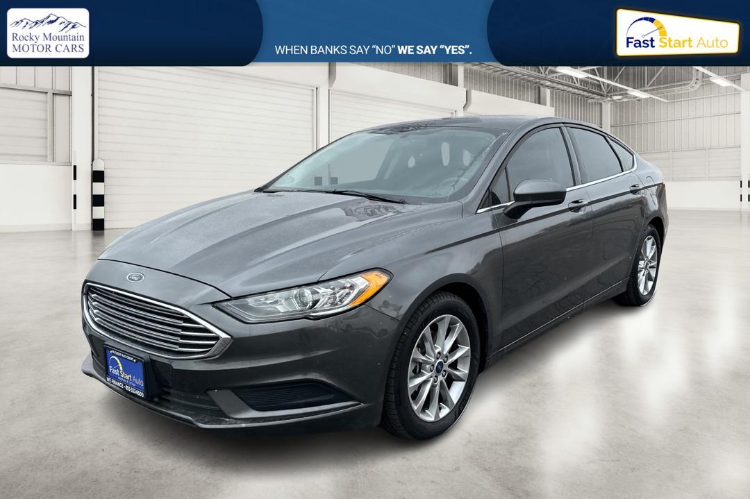 2017 Gray Ford Fusion SE (3FA6P0H73HR) with an 2.5L L4 DOHC 16V engine, 6A transmission, located at 7755 State Street, Midvale, UT, 84047, (801) 753-9063, 40.610329, -111.892159 - Photo#8