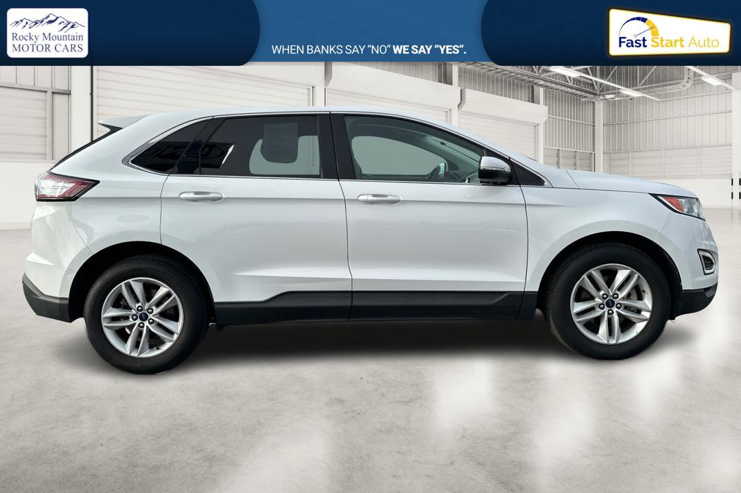 2018 White Ford Edge SEL FWD (2FMPK3J96JB) with an 2.0L L4 DOHC 16V engine, 6A transmission, located at 7755 State Street, Midvale, UT, 84047, (801) 753-9063, 40.610329, -111.892159 - Photo#1