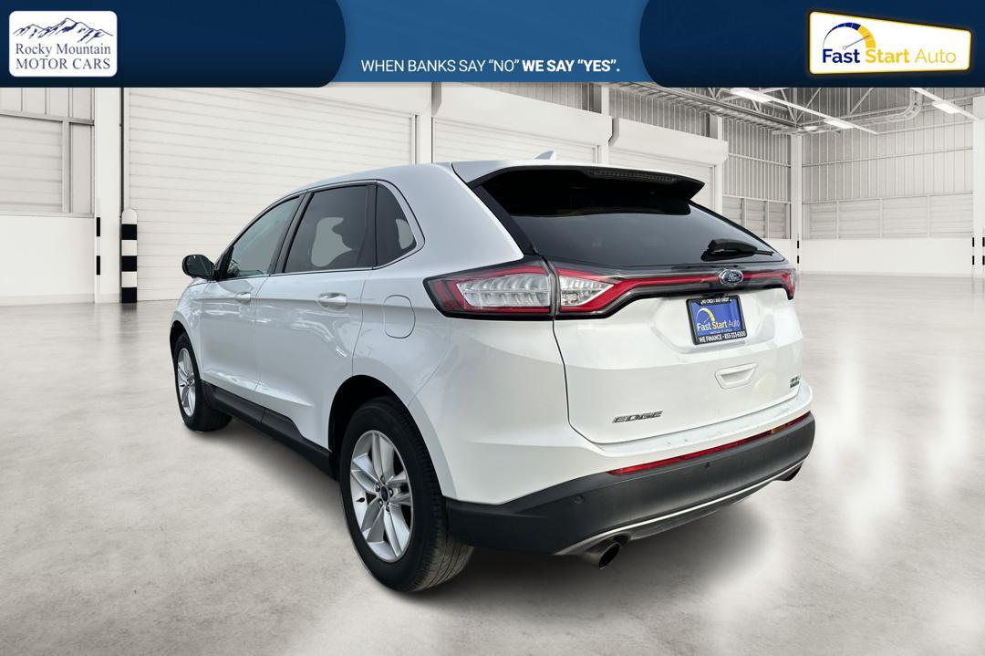 2018 White Ford Edge SEL FWD (2FMPK3J96JB) with an 2.0L L4 DOHC 16V engine, 6A transmission, located at 7755 State Street, Midvale, UT, 84047, (801) 753-9063, 40.610329, -111.892159 - Photo#5