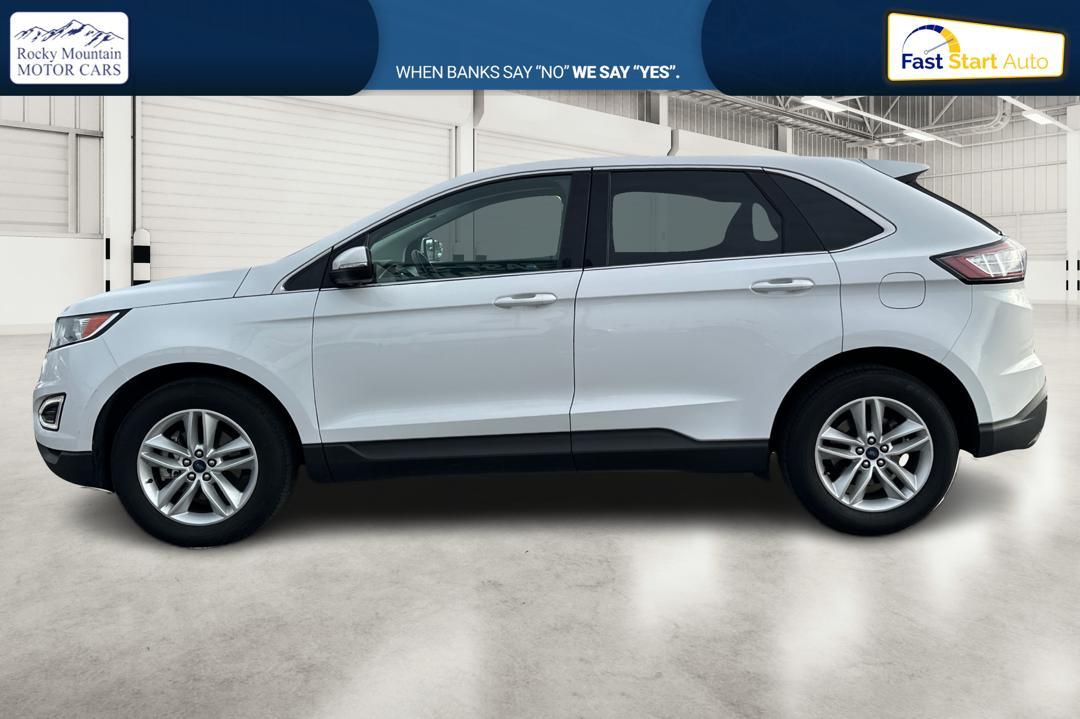 2018 White Ford Edge SEL FWD (2FMPK3J96JB) with an 2.0L L4 DOHC 16V engine, 6A transmission, located at 7755 State Street, Midvale, UT, 84047, (801) 753-9063, 40.610329, -111.892159 - Photo#6