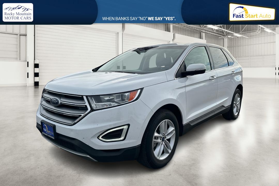 2018 White Ford Edge SEL FWD (2FMPK3J96JB) with an 2.0L L4 DOHC 16V engine, 6A transmission, located at 7755 State Street, Midvale, UT, 84047, (801) 753-9063, 40.610329, -111.892159 - Photo#8