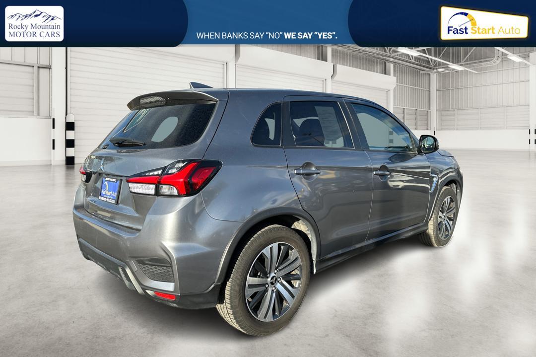 2020 Gray Mitsubishi Outlander Sport 2.0 ES 4WD (JA4ARUAU3MU) with an 2.0L L4 DOHC 16V engine, CVT transmission, located at 7755 State Street, Midvale, UT, 84047, (801) 753-9063, 40.610329, -111.892159 - Photo#2