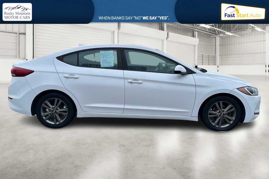 2017 White Hyundai Elantra Limited (5NPD84LF0HH) with an 1.8L L4 DOHC 16V engine, 6A transmission, located at 7755 State Street, Midvale, UT, 84047, (801) 753-9063, 40.610329, -111.892159 - Photo#1