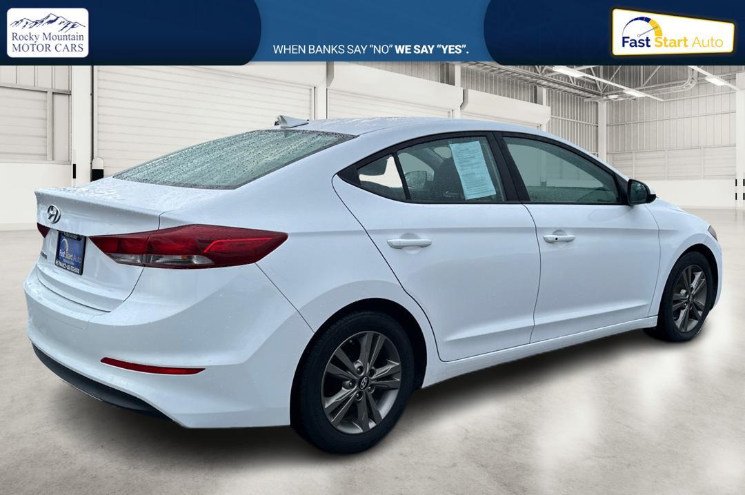 2017 White Hyundai Elantra Limited (5NPD84LF0HH) with an 1.8L L4 DOHC 16V engine, 6A transmission, located at 7755 State Street, Midvale, UT, 84047, (801) 753-9063, 40.610329, -111.892159 - Photo#2