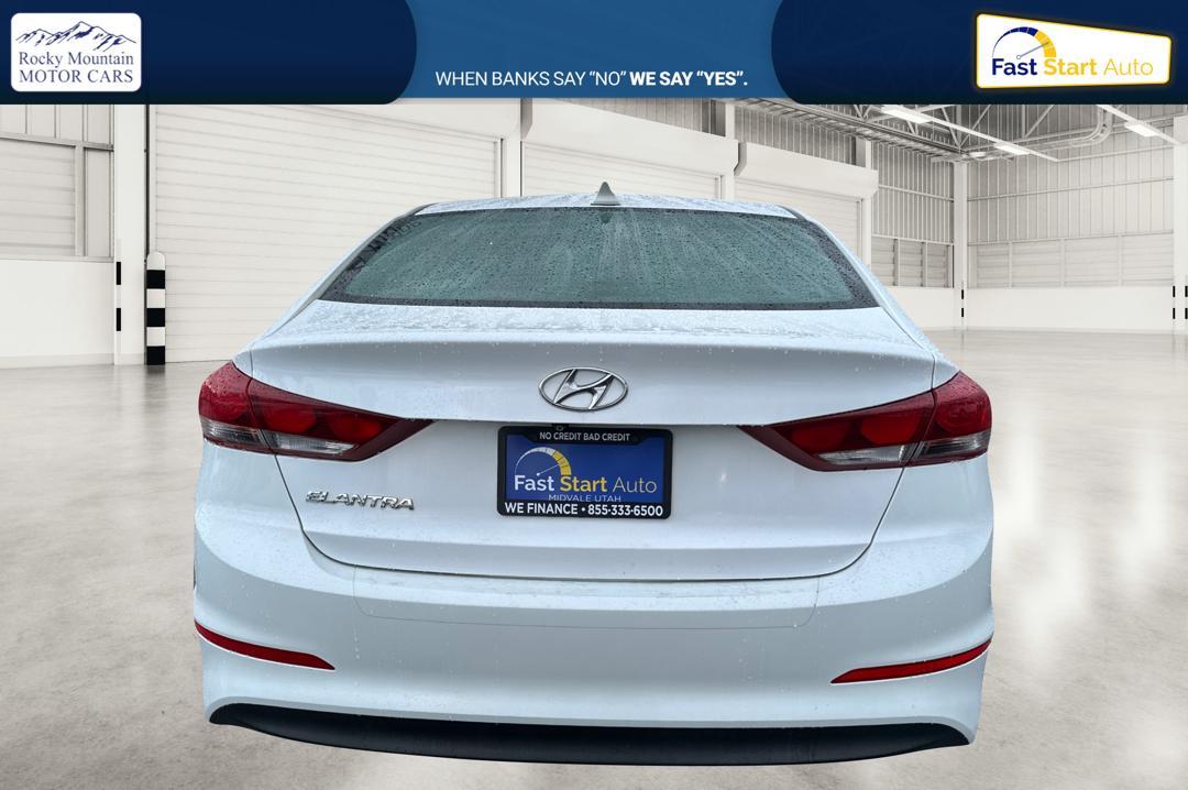 2017 White Hyundai Elantra Limited (5NPD84LF0HH) with an 1.8L L4 DOHC 16V engine, 6A transmission, located at 7755 State Street, Midvale, UT, 84047, (801) 753-9063, 40.610329, -111.892159 - Photo#4