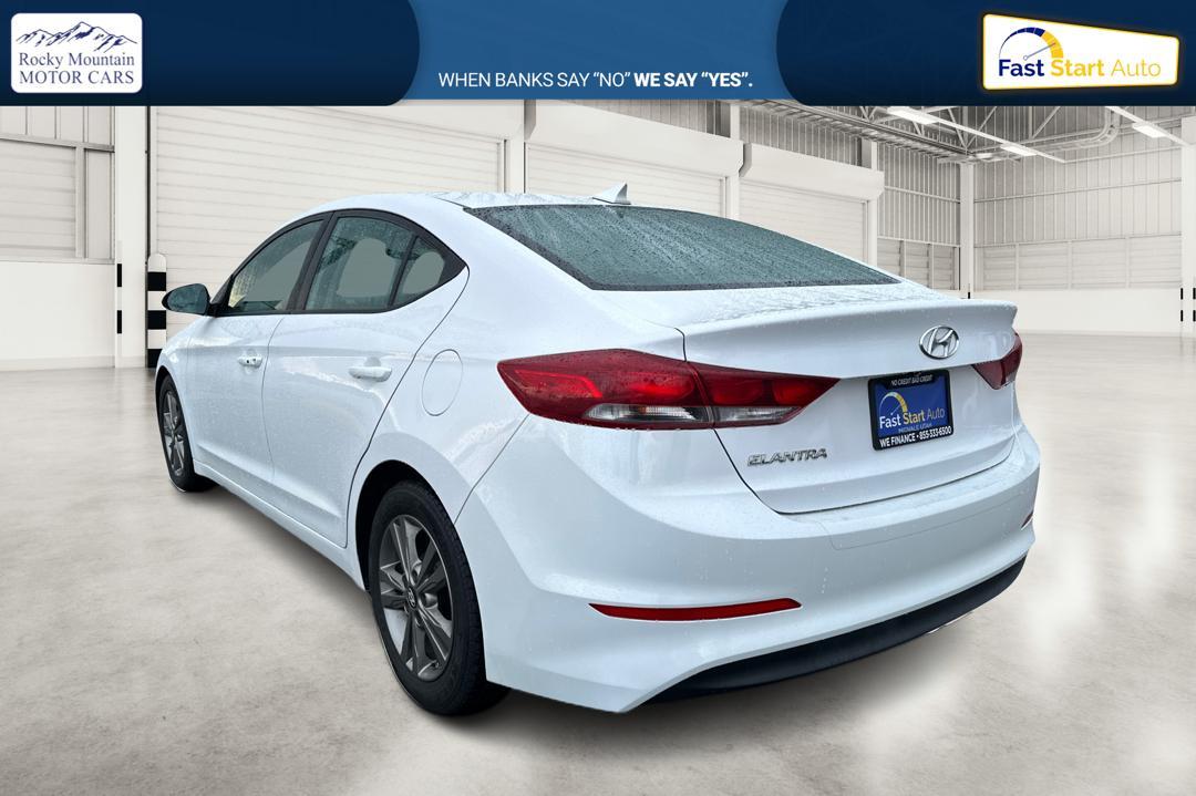 2017 White Hyundai Elantra Limited (5NPD84LF0HH) with an 1.8L L4 DOHC 16V engine, 6A transmission, located at 7755 State Street, Midvale, UT, 84047, (801) 753-9063, 40.610329, -111.892159 - Photo#5