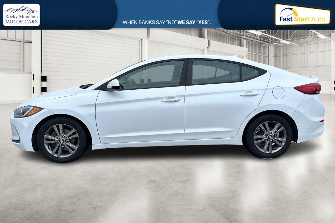 2017 White Hyundai Elantra Limited (5NPD84LF0HH) with an 1.8L L4 DOHC 16V engine, 6A transmission, located at 7755 State Street, Midvale, UT, 84047, (801) 753-9063, 40.610329, -111.892159 - Photo#6