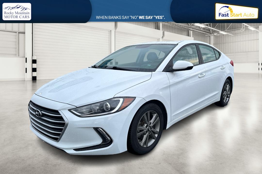 2017 White Hyundai Elantra Limited (5NPD84LF0HH) with an 1.8L L4 DOHC 16V engine, 6A transmission, located at 7755 State Street, Midvale, UT, 84047, (801) 753-9063, 40.610329, -111.892159 - Photo#8