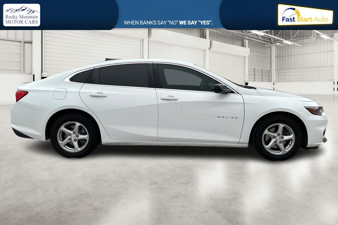 2017 White Chevrolet Malibu LS (1G1ZB5ST5HF) with an 1.5L L4 DOHC 16V engine, 6A transmission, located at 767 S State Road, Pleasant Grove, UT, 84062, (801) 785-1058, 40.354839, -111.736687 - Photo#1