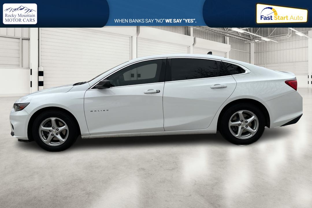 2017 White Chevrolet Malibu LS (1G1ZB5ST5HF) with an 1.5L L4 DOHC 16V engine, 6A transmission, located at 767 S State Road, Pleasant Grove, UT, 84062, (801) 785-1058, 40.354839, -111.736687 - Photo#6