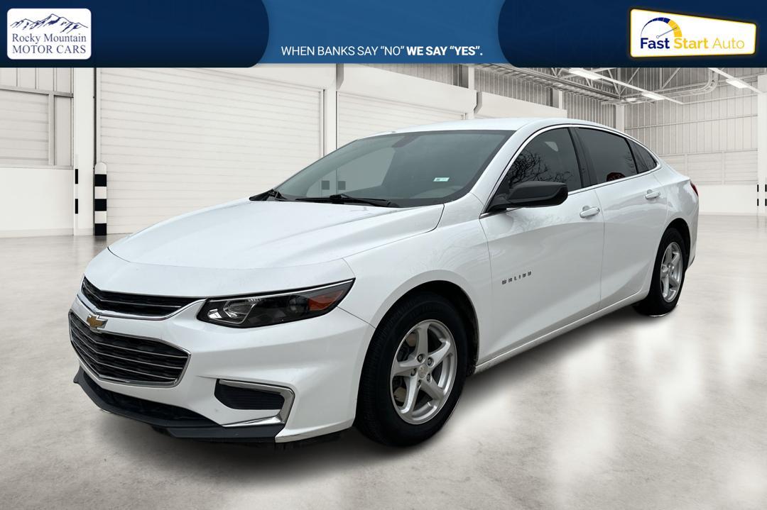 2017 White Chevrolet Malibu LS (1G1ZB5ST5HF) with an 1.5L L4 DOHC 16V engine, 6A transmission, located at 767 S State Road, Pleasant Grove, UT, 84062, (801) 785-1058, 40.354839, -111.736687 - Photo#8