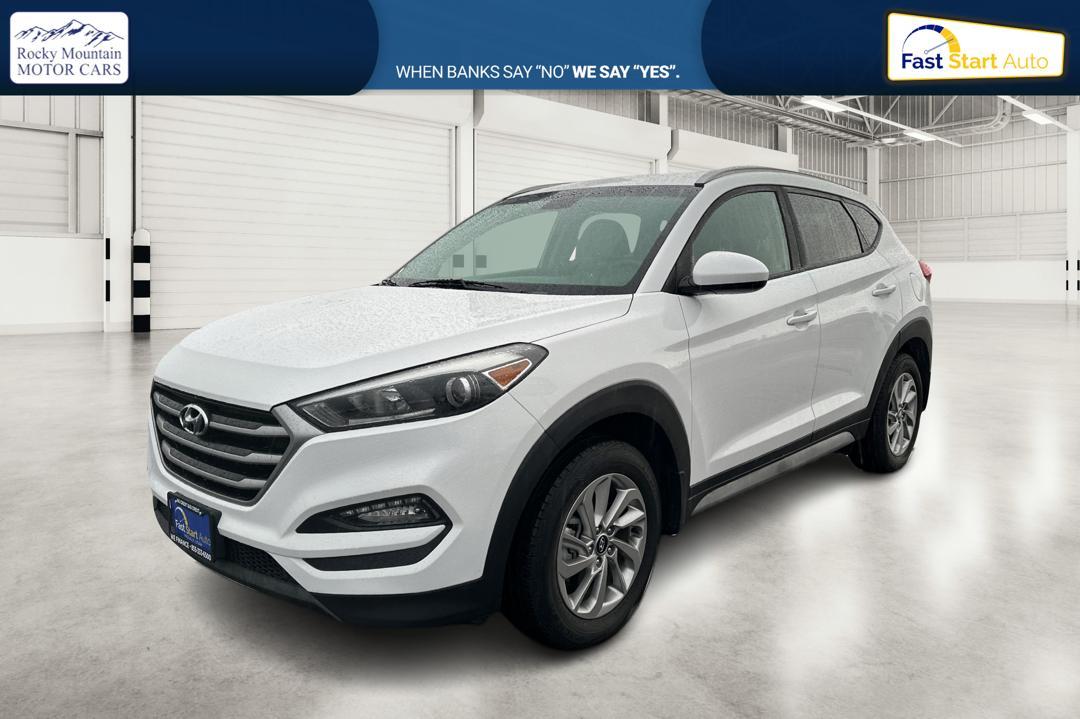 2018 White Hyundai Tucson SE (KM8J33A48JU) with an 2.0L L4 DOHC 16V engine, 6A transmission, located at 7755 State Street, Midvale, UT, 84047, (801) 753-9063, 40.610329, -111.892159 - Photo#8