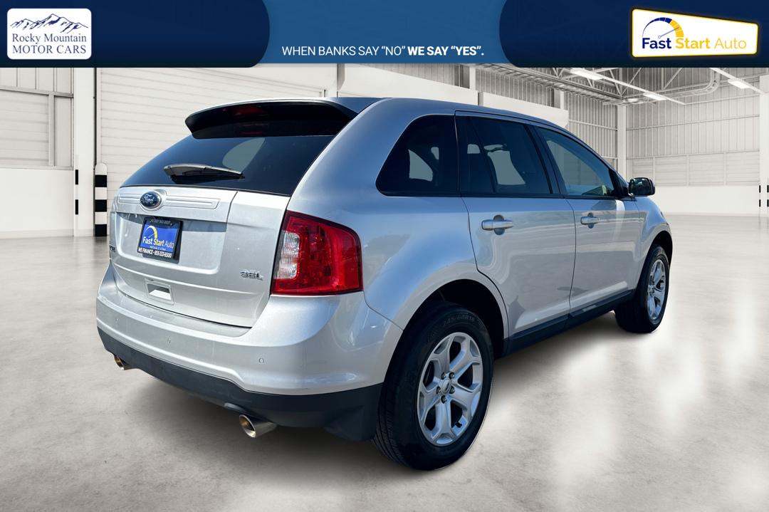 2014 Silver Ford Edge SEL FWD (2FMDK3JC9EB) with an 3.5L V6 DOHC 24V engine, 6-Speed Automatic transmission, located at 7755 State Street, Midvale, UT, 84047, (801) 753-9063, 40.610329, -111.890656 - Photo#2