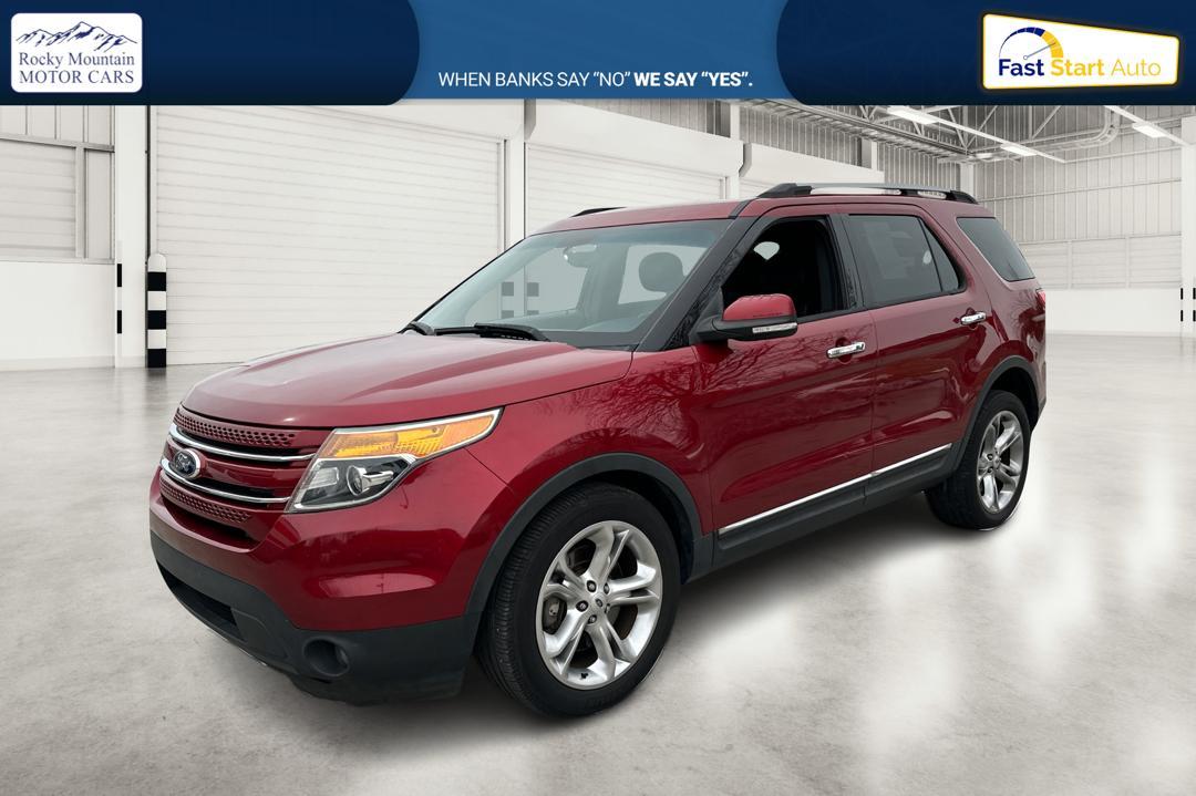 2013 Red Ford Explorer Limited FWD (1FM5K7F83DG) with an 3.5L V6 DOHC 24V engine, 6-Speed Automatic transmission, located at 767 S State Road, Pleasant Grove, UT, 84062, (801) 785-1058, 40.354839, -111.736687 - Photo#8