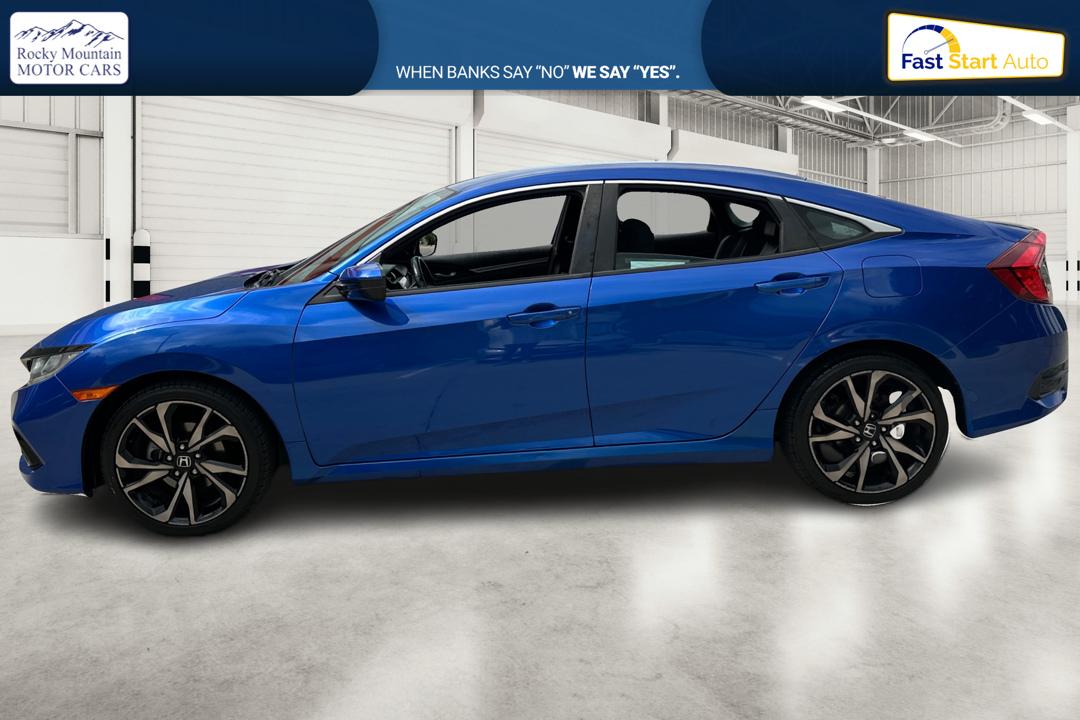 2019 Blue Honda Civic EX Honda Sensing Sedan CVT (2HGFC2F89KH) with an 2.0L L4 DOHC 16V engine, CVT transmission, located at 767 S State Road, Pleasant Grove, UT, 84062, (801) 785-1058, 40.354839, -111.736687 - Photo#6