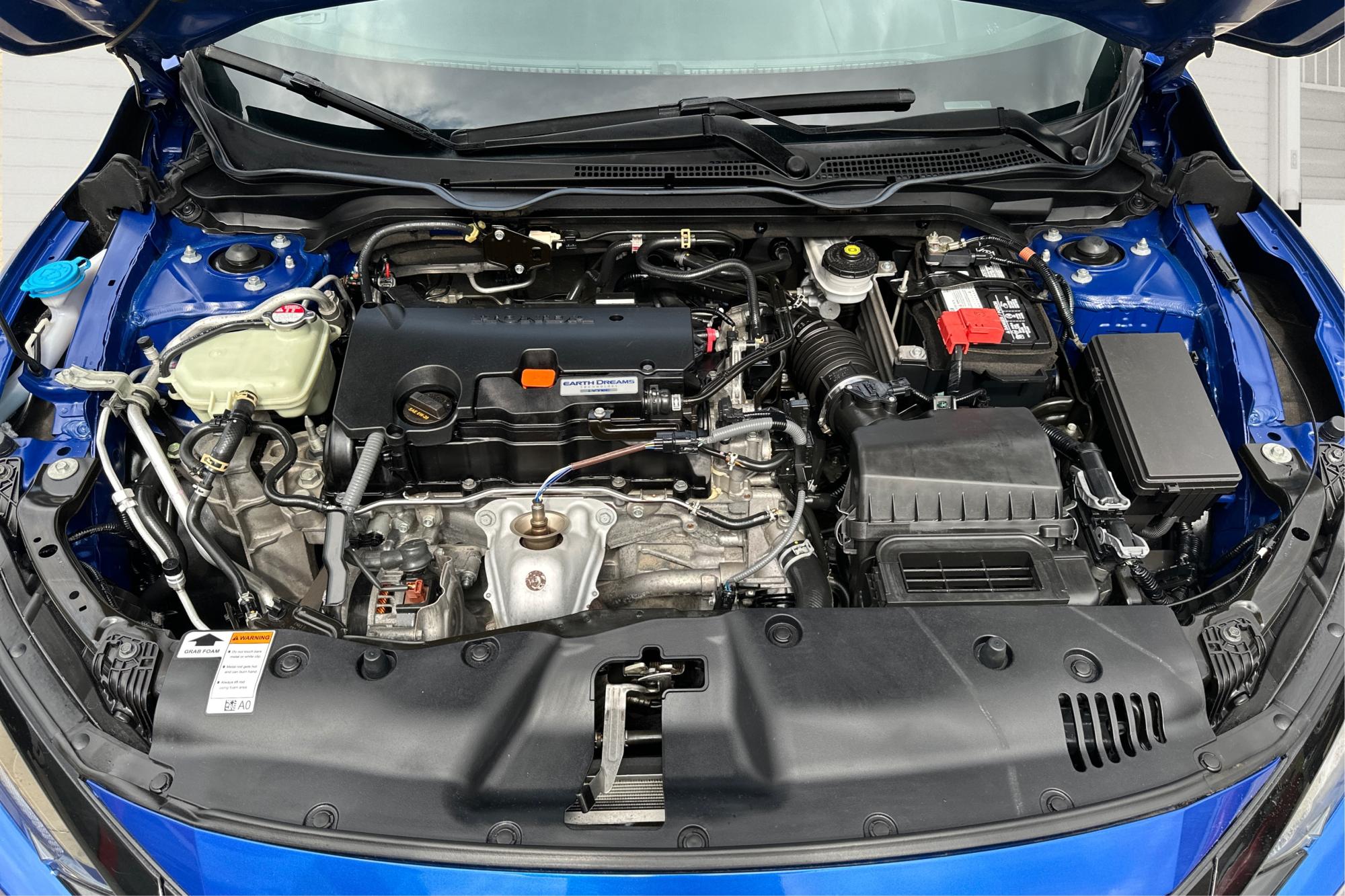 2019 Blue Honda Civic EX Honda Sensing Sedan CVT (2HGFC2F89KH) with an 2.0L L4 DOHC 16V engine, CVT transmission, located at 767 S State Road, Pleasant Grove, UT, 84062, (801) 785-1058, 40.354839, -111.736687 - Photo#10