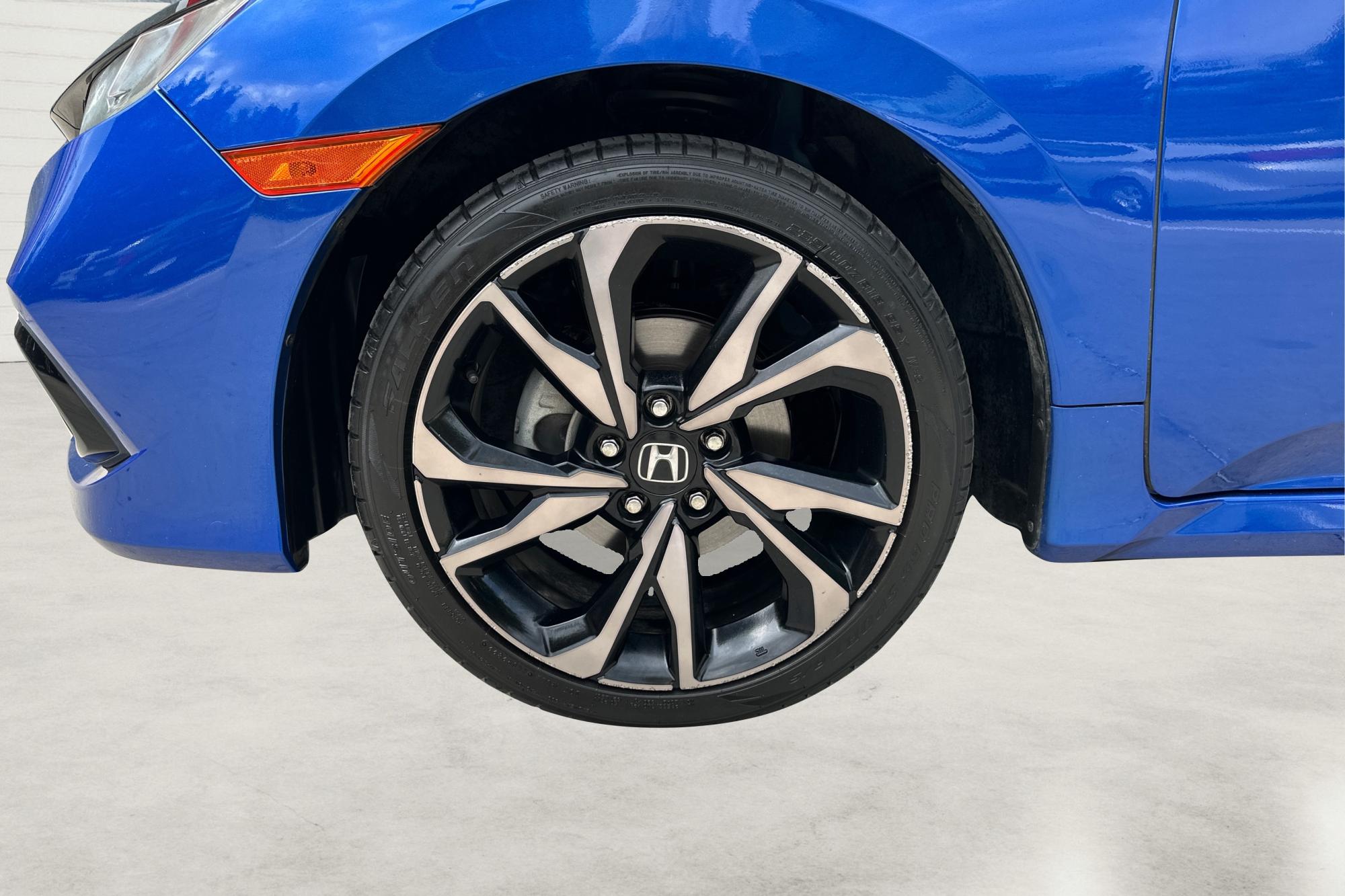 2019 Blue Honda Civic EX Honda Sensing Sedan CVT (2HGFC2F89KH) with an 2.0L L4 DOHC 16V engine, CVT transmission, located at 767 S State Road, Pleasant Grove, UT, 84062, (801) 785-1058, 40.354839, -111.736687 - Photo#12
